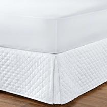 Saia Box Matelada para Cama de Casal Padrão - Branco