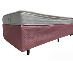 Saia Box Matelada Para Cama Solteiro Matelassê Ultrassônico Super Resistente Protege e Renova o Box!