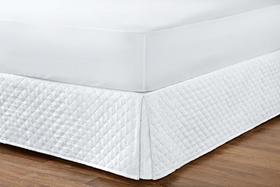 Saia Box Matelada Queen 01 Peça Branco