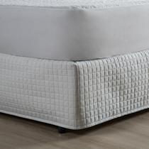 Saia Box Matelada Tamanho Queen 1,98m x 1,58cm Branco