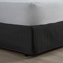 Saia Box Matelada Tamanho Queen 1,98m x 1,58cm Preto