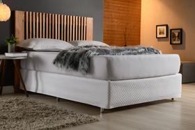 Saia Box Para Proteger a Cama Box Casal King Branco