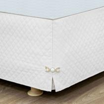 Saia Box Queen Matelada Ultrassônico 40cm Altura c/ Pingente e Elástico