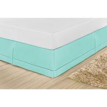 Saia Box Solteirão Ponto Palito Percal 180 Fios