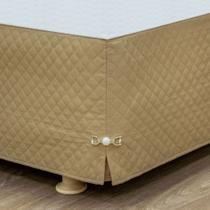 Saia Box Solteiro Matelada c/ Pingente Microfibra