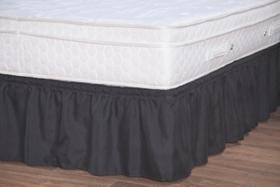 Saia Box Solteiro Matelada Preto Poliester Saia Box Solteiro Matelada Preto Poliester