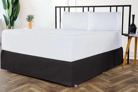 Saia Box Solteiro Matelasse Ultrassonico Várias Tabaco