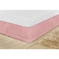 Saia Box Solteiro Ponto Palito Percal 180 Fios