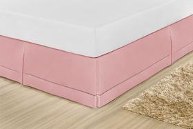 Saia Box Solteiro Ponto Palito Percal 200 Fios 100% Algodão