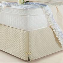 Saia Box Veneza Casal Padrão Bege