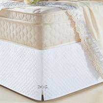 Saia Box Veneza Casal Padrão Branco Saia Box Veneza Casal Padrão Branco