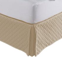 Saia Box Viúva Matelada Solteirão King 98 Cm Branca