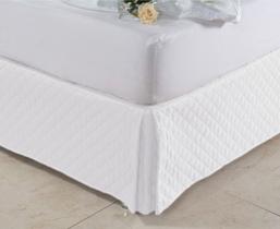 Saia Box Viúva Matelada Solteirão King 98 Cm Cores