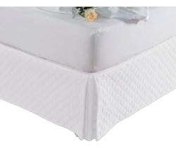Saia Box Viúva Matelasse Ultrassónico Solteirão Branco