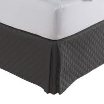 Saia Box Viúva Matelasse Ultrassônico Solteirão King 1,28m