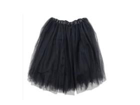 Saia Bruxa de Tule Preta 60 cm Br Festas