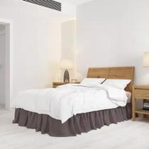 Saia Cama Box Casal Padrão e Queen Ajustável Envio Imediato Decoração Quarto com Elástico