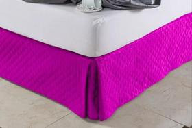 Saia Cama Box King Matelasse Ultrassonico Forro E Babado Saia Cama Box King Matelasse Ultrassonico Forro E Babado