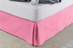 Saia Cama Box Queen Matelasse Ultrassonico forro e babado Saia Cama Box Queen Matelasse Ultrassonico forro e babado