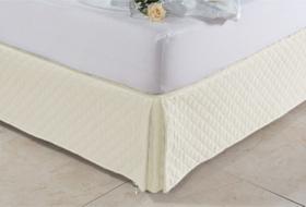 Saia Cama Box Queen Matelasse Ultrassonico forro e babado