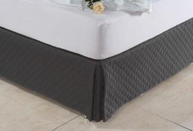 Saia Cama Box Queen Matelasse Ultrassonico Forro E Babado