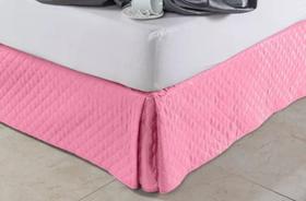 Saia Cama Box Queen Matelasse Ultrassonico Forro E Babado