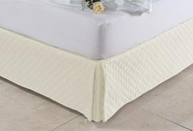 Saia Cama Box Queen Matelasse Ultrassonico Forro E Babado