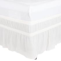 Saia Cama Box Queen Microfibra Elástico Duplo