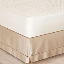 Saia Cama Solteiro Box Cáqui Saia Cama Solteiro Box Cáqui