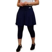Saia Capri Godê Moda Evangélica Fitness Uv50+ Roupa Academia Saia Capri Godê Moda Evangélica Fitness Uv50+ Roupa Academia
