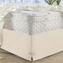 Saia Casal Queen Com Pingente Cama Box Bau Luxo MordenaOtima Oferta