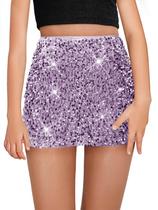 Saia CharmWM Sequin para meninas, moda de cintura alta, de 5 a 14 anos Saia CharmWM Sequin para meninas, moda de cintura alta, de 5 a 14 anos