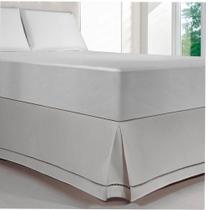 Saia Colchão Box Ponto Palito Queen Fend Escuro - Kacyumara Saia Colchão Box Ponto Palito Queen Fend Escuro - Kacyumara