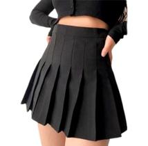 Saia Colegial / Preguiada / Plissada /Cosplay / Coreana