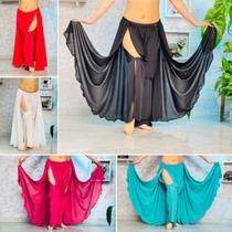 Saia Com Calça Ísis Com Elástico Para Dança Do Ventre - Pronta Entrega- SCI-PE