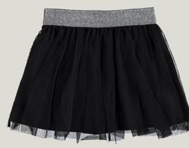 Saia com Short Embutido Infantil Halloween em Tule, Cintura Cós Elástico Lurex Malwee Kids Saia com Short Embutido Infantil Halloween em Tule, Cintura Cós Elástico Lurex Malwee Kids