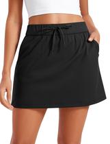 Saia CRZ YOGA Cintura Alta com Elastano 4-Way Preta XL Saia CRZ YOGA Cintura Alta com Elastano 4-Way Preta XL