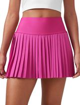 Saia CRZ YOGA Plissada para Tênis e Golfe Roxa M Saia CRZ YOGA Plissada para Tênis e Golfe Roxa M