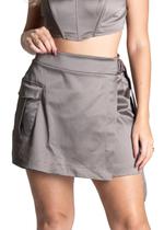 Saia Curta Sawary Transpassada - 278302 Verde