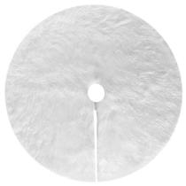 Saia de árvore de Natal Amidaky Snow White Faux Fur 122cm Saia de árvore de Natal Amidaky Snow White Faux Fur 122cm