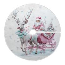 Saia de árvore de Natal senya Natal Papai Noel rosa 90cm
