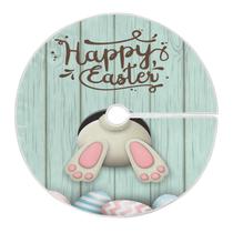 Saia de árvore de Páscoa Moudou Easter Bunny Tail 90cm poliéster Saia de árvore de Páscoa Moudou Easter Bunny Tail 90cm poliéster