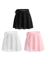 Saia de balé JiAmy Chiffon Dance Saia para meninas de 9 a 10 anos Saia de balé JiAmy Chiffon Dance Saia para meninas de 9 a 10 anos