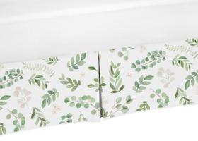 Saia de berço Dust Ruffle Sweet Jojo Designs Floral Leaf