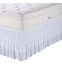 Saia De Cama Box Milão Tamanho Queen Branco