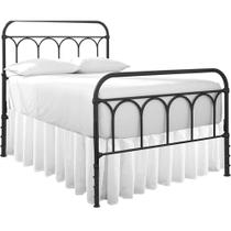 Saia de cama de algodão com babados 100% microfibra completa - branca