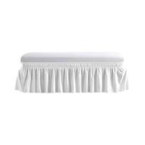 Saia De Cama Elástica Macia E Resistente Ao Desbotamento, Protetor De Cama Confortável