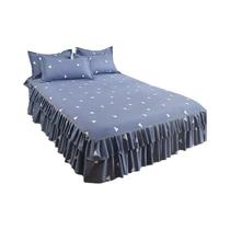 Saia De Cama Estilo Princesa 150 180 200cm, Capa De Cama Lisa Para Cama De Tamanho Twin, Full, Queen