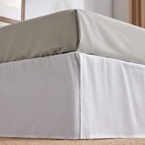 Saia de cama SLEEP ZONE plissada king size 38 cm Drop Antiestática