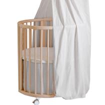 Saia de cama Stokke Sleepi Mini Pehr V3 cinza de algodão orgânico macio
